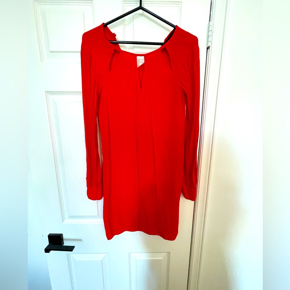 BCBGMaxazria red dress xsmall